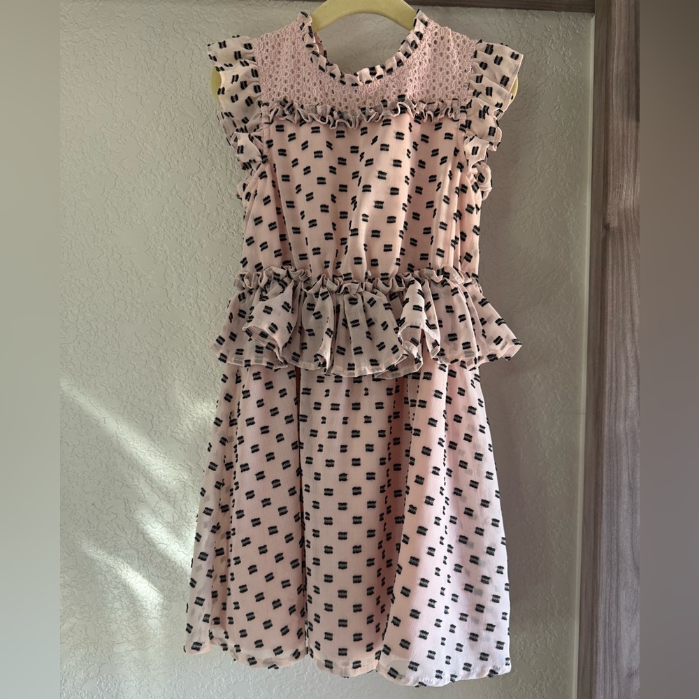 BCBG Pink Lace Detail Garment